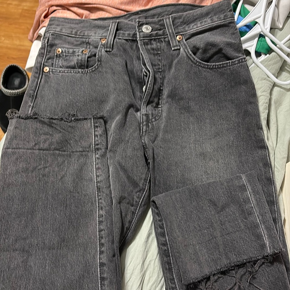distress wash levi jeans size 25